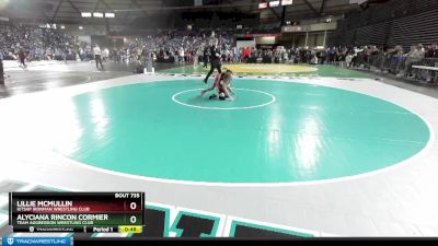 74 lbs Cons. Round 3 - Alyciana Rincon Cormier, Team Aggression Wrestling Club vs Lillie McMullin, Kitsap Ironman Wrestling Club