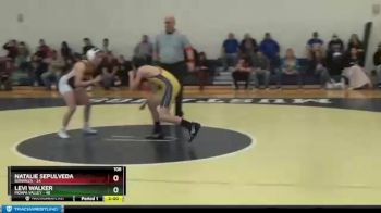 106 lbs Semis And Backside - Levi Walker, Moapa Valley vs Natalie Sepulveda, Bonanza