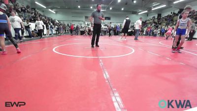 73 lbs Round Of 16 - Turk Hockett, Caney Valley Wrestling vs CJ Tyler, Black Fox Wrestling Club