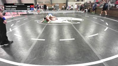 157 lbs Round Of 16 - Jaxen Turley, Alpha Wrestling Club vs Ryan Lampe, Georgia