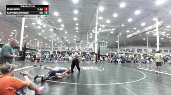 134 lbs Rr Rnd 1 - Teag Saito, Triumph - HSC vs Easton Matthews, Revival Blue - HSC