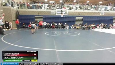 75 lbs Quarterfinal - Wyatt Shackelford, Middleton Wrestling Club vs Jayson Bugher, Homedale Wrestling