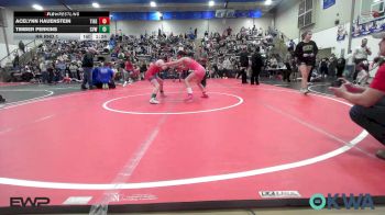 95 lbs Rr Rnd 1 - Acelynn Hauenstein, Tiger Trained Wrestling vs Timber Perkins, Caney Valley Wrestling