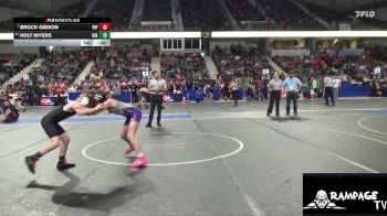 90 lbs Cons. Round 1 - Brock Gibson, Piper vs Kolt Myers, Circle