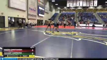 174 lbs Champ. Round 1 - Zachary Carpenter, California Baptist (Calif.) vs Mason Christiansen, Beaver Dam RTC