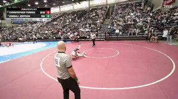 4A 113 lbs Cons. Round 1 - Christopher Torres, Mt View vs Kimball Jeppson, Ridgeline