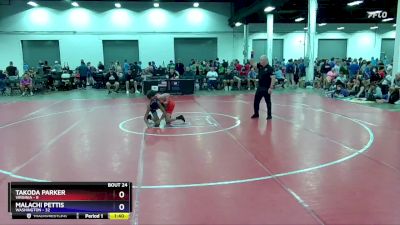 106 lbs Semis & 3rd Wb (16 Team) - Takoda Parker, Virginia vs Malachi Pettis, Washington