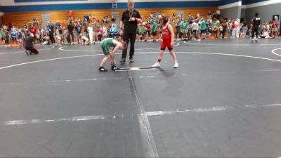 60 lbs Cons. Round 3 - Jackson Boyleston, Summerville Take Down vs Joshua Landingham, Knights Youth Wrestling