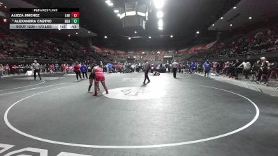 170 lbs Consi Of 8 #1 - Alizza Jimenez, Liberty (Bakersfield) vs Alexandra Castro, Highland (Bakersfield)