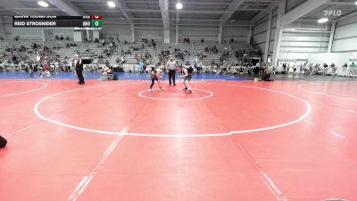 100 lbs Rr Rnd 1 - Gavin Thompson, Steel Hunt Savages vs Reid Strosnider, Ohio Titan Scarlet