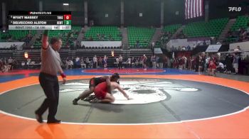 7A 190 lbs 3rd Place Match - Wyatt Massey, Thompson HS vs Delvecchio Alston, Hewitt-Trussville