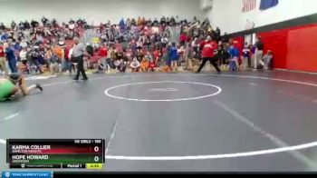 160 lbs Cons. Round 2 - Karma Collier, Hamilton Heights vs Hope Howard, Anderson