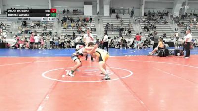 132 lbs Rr Rnd 3 - Dylan Bateman, TDWC Maniacs Grey - HSB vs Tristan Altman, Grapplers Garage - HSB