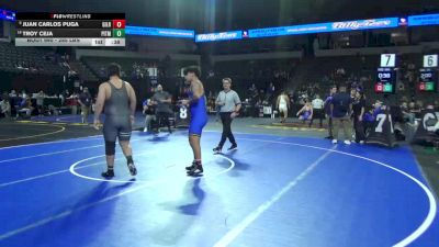 285 lbs Consi Of 8 #1 - Juan Carlos Puga, Gilroy (CC) vs Troy Ceja, Pitman (SJ)
