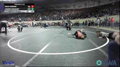 60 lbs Final - Knox Perkins, Tahlequah Wrestling Club vs Legend Bigheart, Sperry Wrestling Club