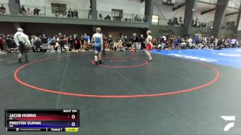138 lbs Champ. Round 1 - Jacob Morris, AK vs Preston Duman, WA