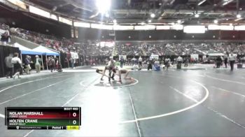 98 lbs Champ. Round 2 - Holten Crane, Bishop Kelly vs Nolan Marshall, Forest Grove