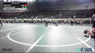 76 lbs Round Of 16 - Jake Potts, Wagoner Takedown Club vs Covington Allen, Lions Wrestling Academy