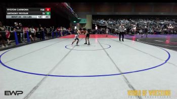 100 lbs Rr Rnd 3 - Ryston Carmona, Payson Lions Wrestling Club vs Anthony Peyour, Turlock Wrestling