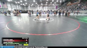 75-78 lbs Round 1 - Colton Long, NW Spartans Wrestling vs Owen Mathis, Lind-Ritzville Marmots Wrestling