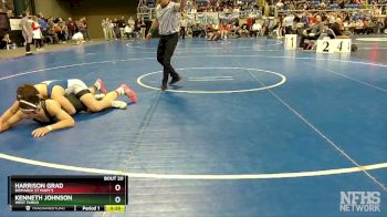 160 lbs Cons. Round 2 - Kenneth Johnson, West Fargo vs Harrison Grad, Bismarck St Mary`s