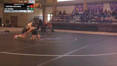 120 lbs Quarterfinal - Antonio Grooman, Laramie vs Kai Teeter, Thunder Basin High School