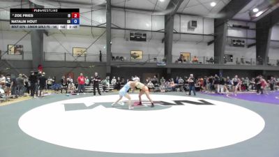 Junior Girls FS - 140 lbs Cons. Round 3 - Zoe Fries, ID vs Natalin Hout, CA