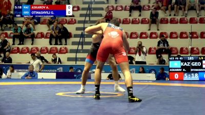 65 kg 1/8 Final - Adlan Askarov, Kazakhstan vs Goga Otinashvili, Georgia
