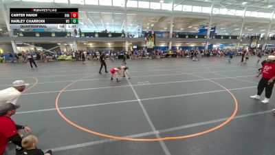 80 lbs Quarterfinal - Harley Charroin, Unattached vs Carter Haigh, Unattached