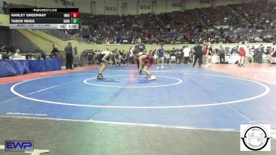 113 lbs Round Of 32 - Harley Greenway, Union JH vs Tabor Reiss, Sand Springs Jr High