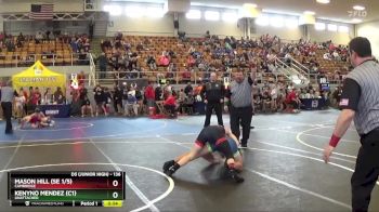 136 lbs 1st Place Match - Kenyno Mendez (c1), Unattached vs Mason Hill (se 1/5), Cambridge