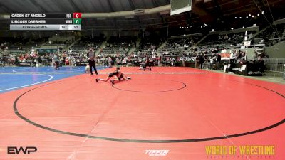 77 lbs Consolation - Caden St Angelo, PSF Wrestling vs Lincoln Dresher, Minnesota Elite