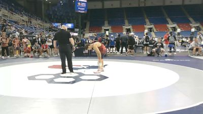 126 lbs 5th Place Match - Noel Verduzco, Indiana vs Anthony Bergeron, Ohio