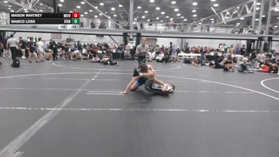 132 lbs Semis & 1st Wrestleback (8 Team) - Marco Loss, Steller Trained Cad Bane vs Mason Whitney, Mat Assassins Black