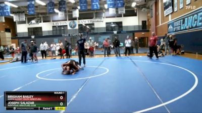 101-107 lbs Round 1 - Brigham Bailey, North Summit Youth Wrestling vs Joseph Salazar, Northside Wrestling Club