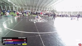 97 lbs Champ. Round 1 - Luke Mosher, UT vs Mason Wright, ID