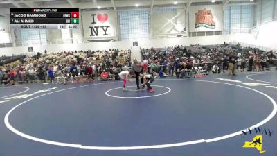 80 lbs Champ. Round 2 - Ali Ahmed, HF-L Wrestling vs Jacob Hammond, Hudson Falls Wrestling Club