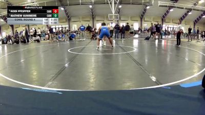 184 lbs Cons. Round 4 - Mathew Gummere, Case Western vs Kodi Pfeiffer, Case Western