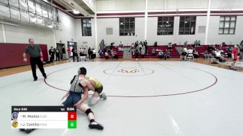 126 lbs Consi Of 8 #2 - Michael Madda, St. John Bosco Academy vs Justin Castillo, St. Anthony's