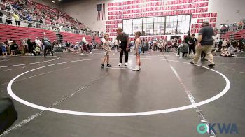 52 lbs Round Of 16 - Easton Hans, Lions Wrestling Academy vs Wade Hines, Standfast
