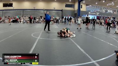 92 lbs Round 7 (8 Team) - Evan Leadbetter, Hanover Hawkeye vs Colt Brewer, VA Team Predator