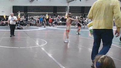 93 lbs Rr Rnd 2 - Eddie Dunham, Maine Hammahs - ESC vs Parker Davis, Cunliffes Corner Tan - ESC