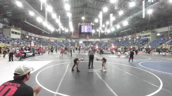 65 lbs 2nd Place - Colton Oeltjenbruns, Green River Grapplers vs Messias Sena, Top Notch WC