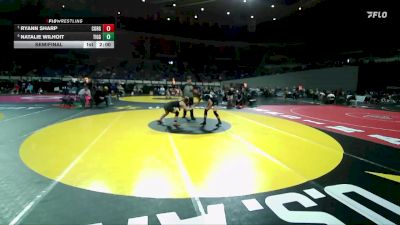 6A/5A Girls 170 Semifinal - Ryann Sharp, Corvallis Girls vs Natalie Wilhoit, Tigard Girls