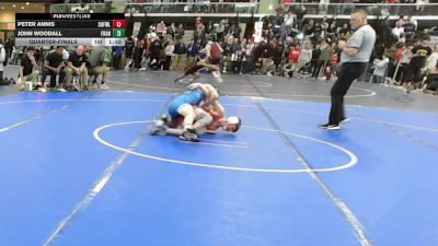 113 lbs Quarterfinal - Peter Annis, Suffield/Windsor Locks vs John Woodall, Franklin