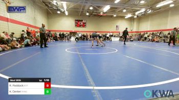 140 lbs Round Of 16 - Raiden Paddock, Tulsa Blue T Panthers vs Kadence Center, Springdale Youth Wrestling