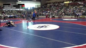 6A 110 lbs Quarterfinal - Mackenzie Lawvey, Bentonville vs Liliana Lozoya, CABOT HIGH SCHOOL