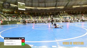 76 lbs Quarterfinal - CLINT KOHLMAN, Dundee Wrestling vs CAMDEN DANIELSON, Texas Elite