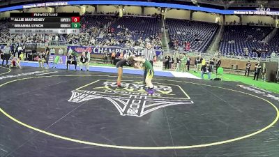 Girls-105 lbs Cons. Round 2 - Allie Matheney, Lamphere H.s. Girls vs Brianna Lynch, St Mary Catholic Central Hs (Monroe) Girls