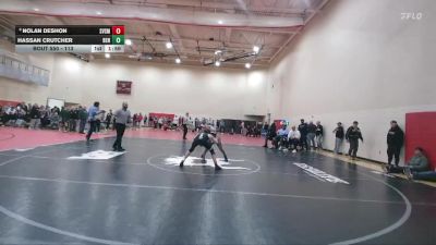 113 lbs Cons. Round 4 - Nolan Deshon, Saint Vincent Saint Mary vs Hassan Crutcher, Benedictine